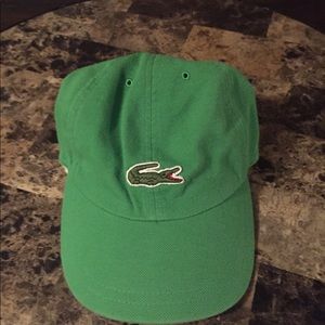 Lacoste green hat